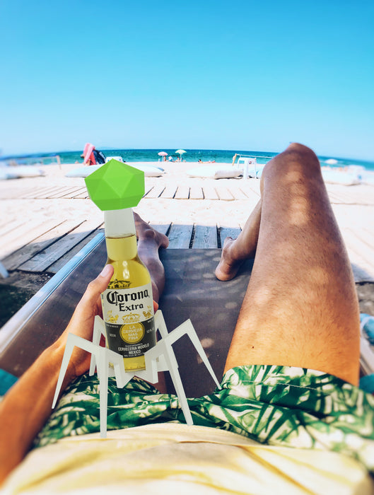 product at the beach